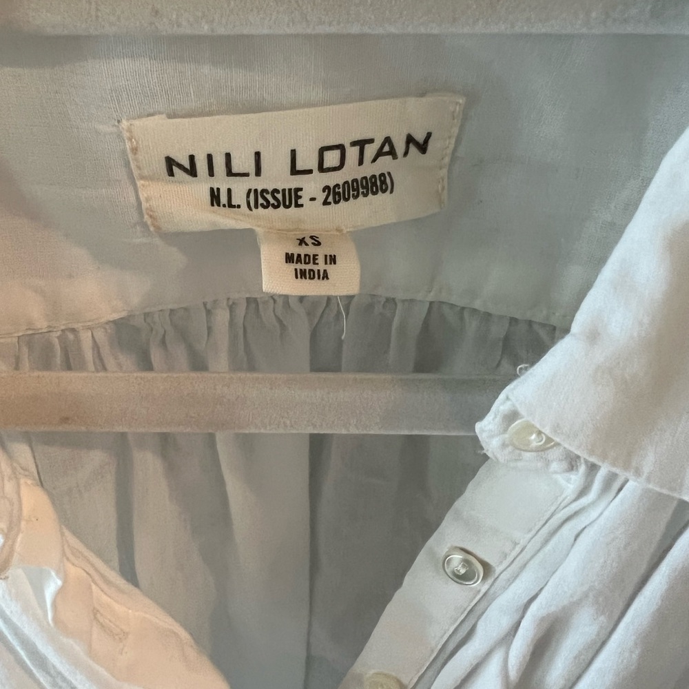Nili Lotan Classic White Shirt